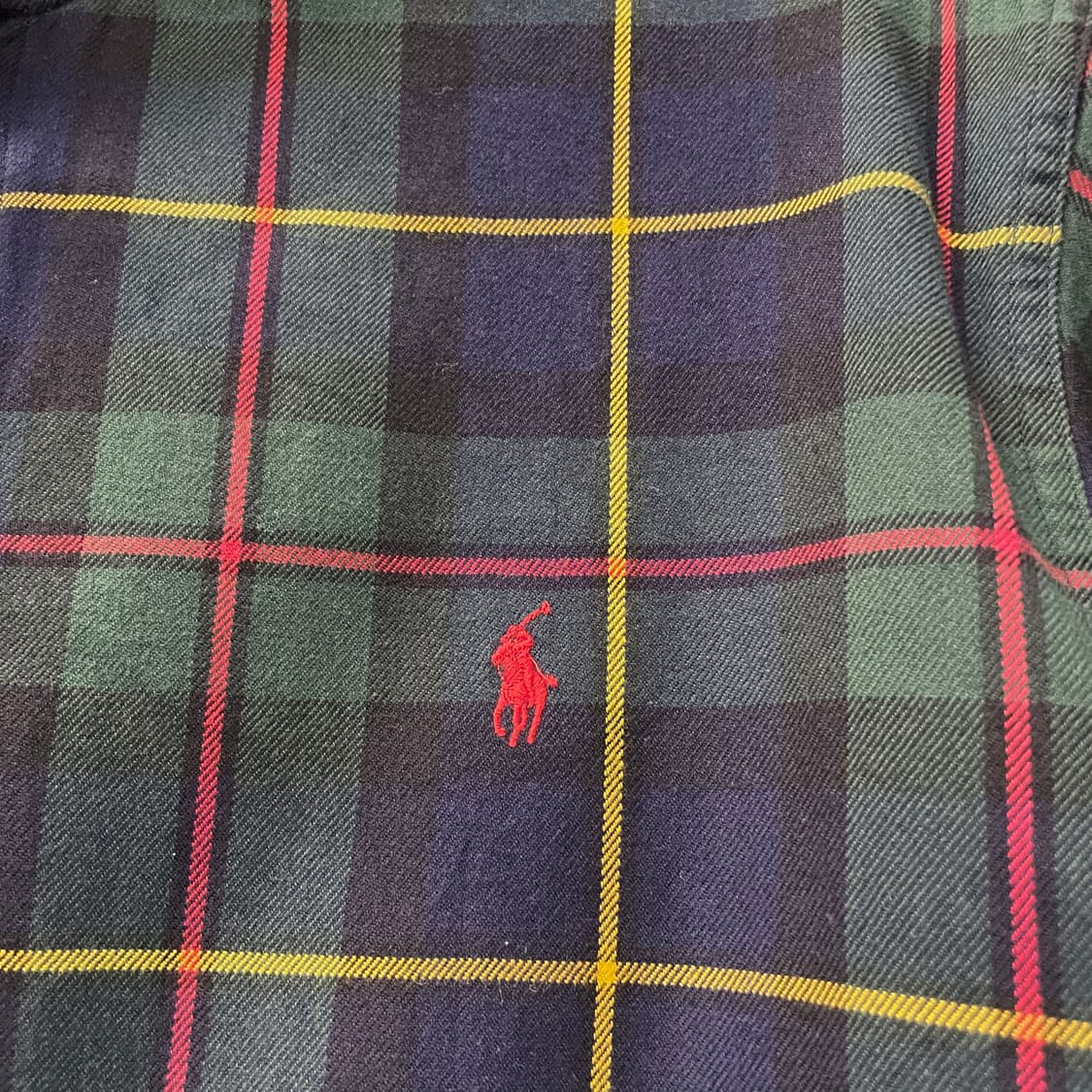 폴로 랄프로렌 세인트 앤드류 트윌 타탄 체크 후드 셔츠 자켓 N106 상품이미지5