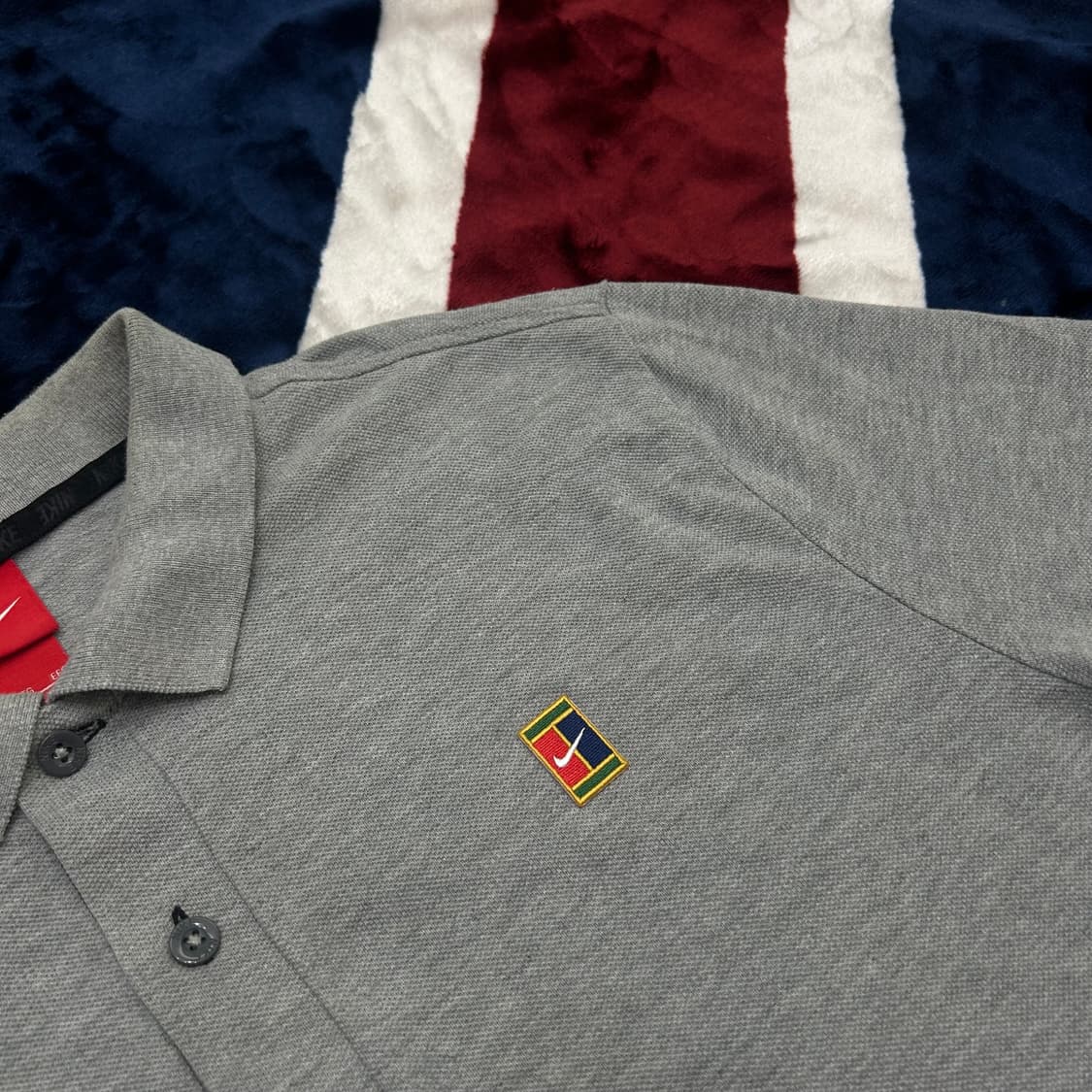 [XXL]나이키 테니스 헤리티지pk반팔/그레이 상품이미지1