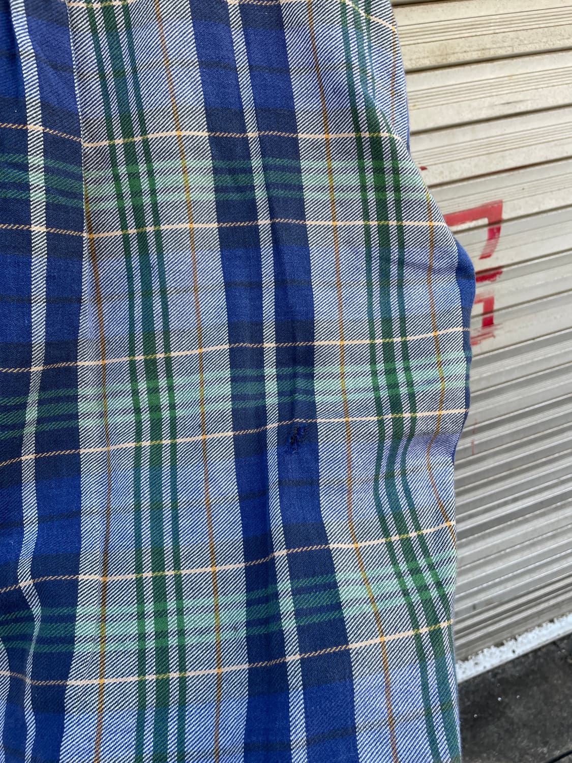90-00s Stussy Flannel Faded Check Shirt 상품이미지9