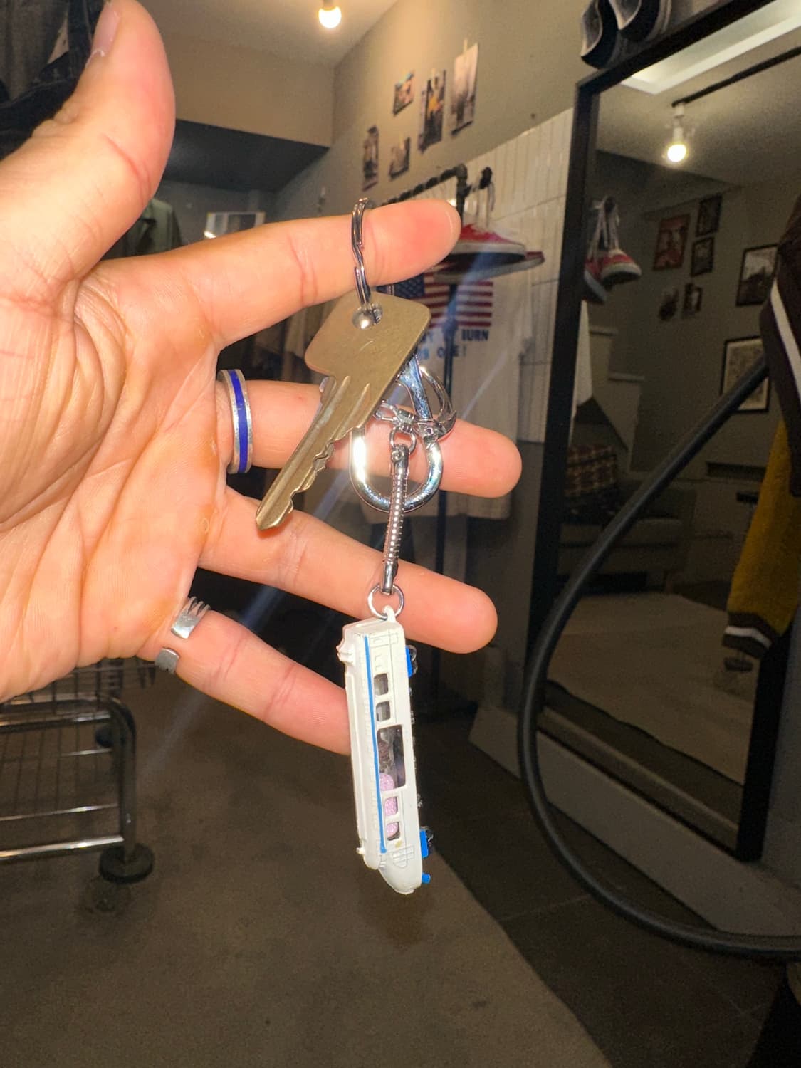 60-80’sTrain, American used keyring 상품이미지2