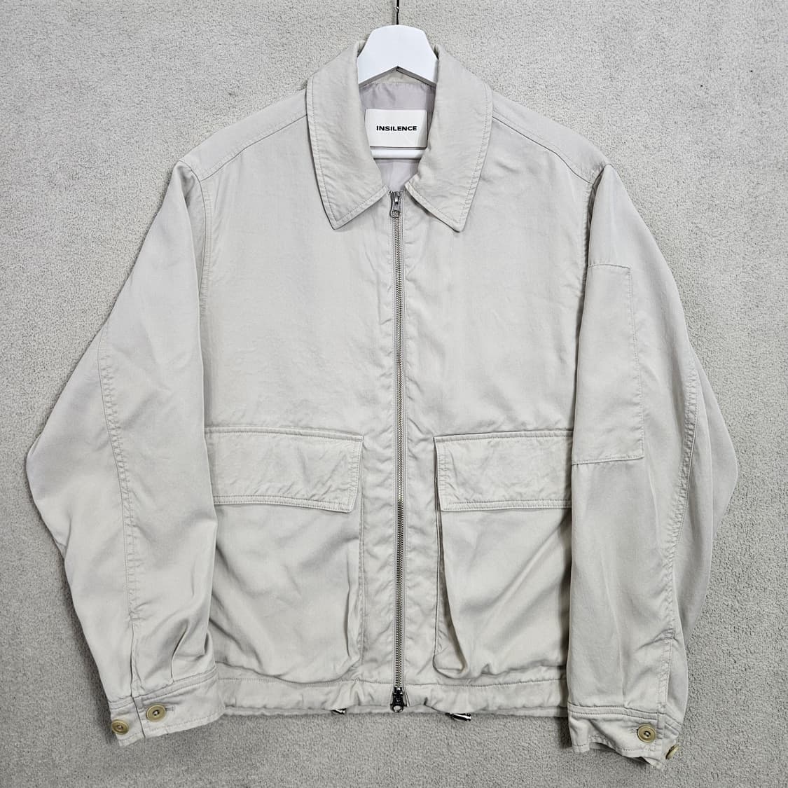 인사일런스 드레이프 플라이트 블루종 S 크림 상품이미지4