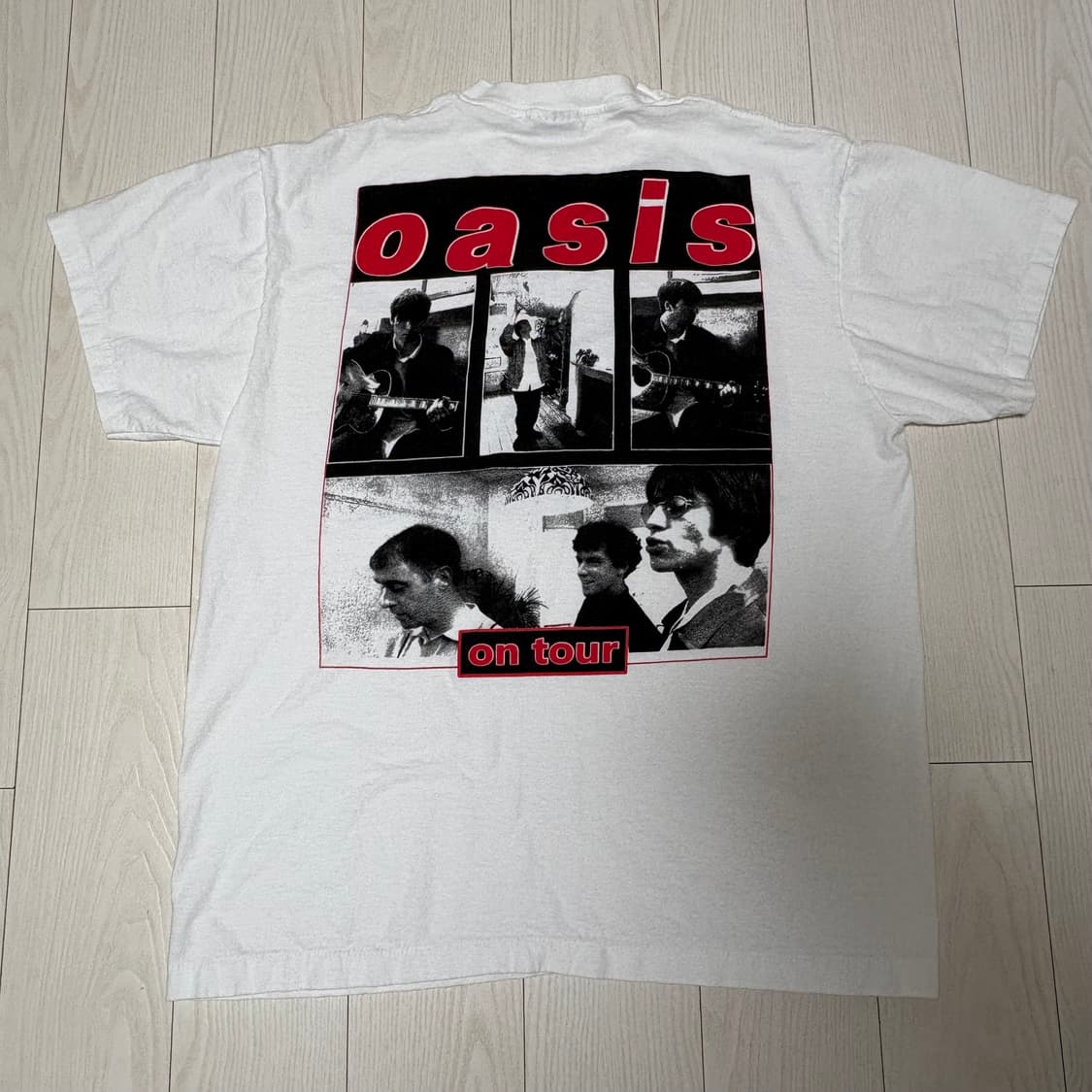 [L] 90s 오아시스 밴드 티셔츠 상품이미지4