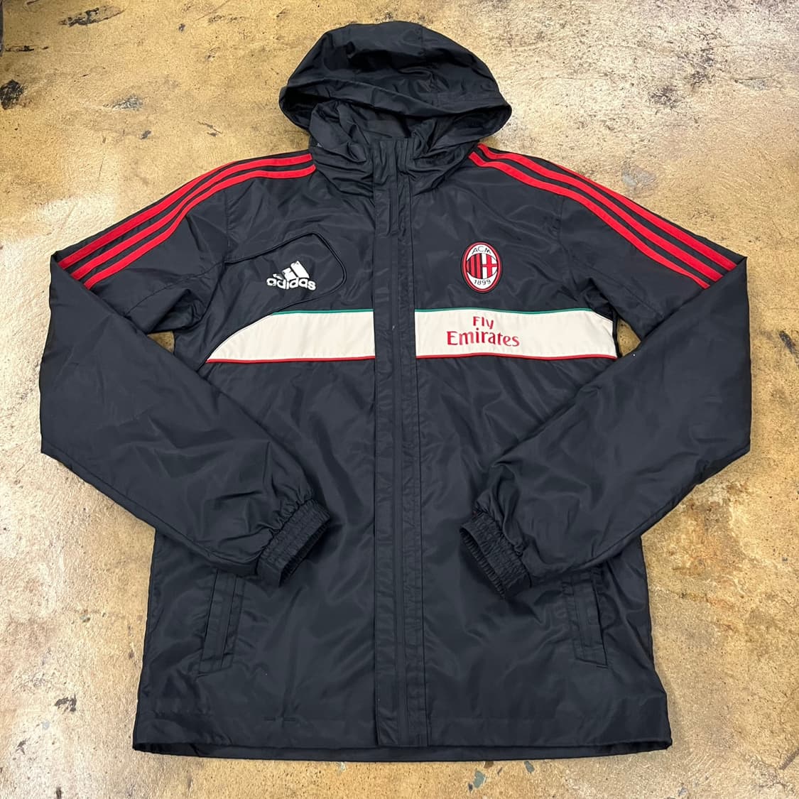 [ 정품/90 ] 아디다스 AC밀란 바람막이 자켓 b15 상품이미지2