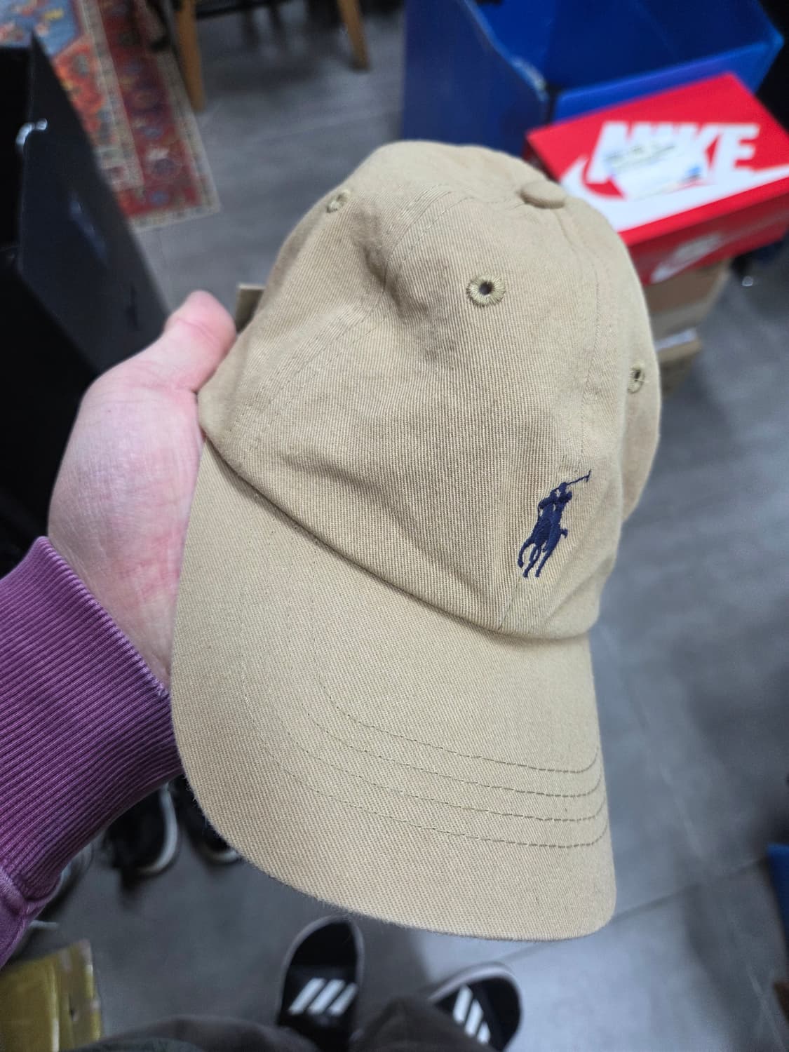 폴로랄프로렌 모자 베이지 프리 상품이미지6