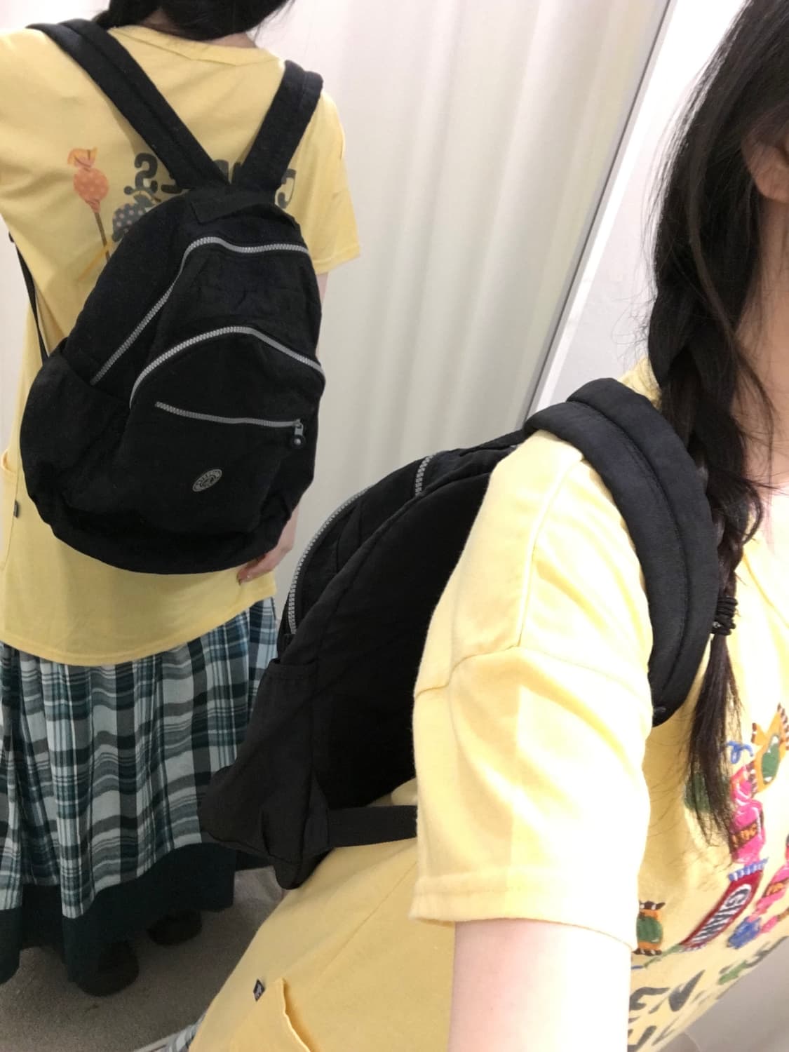 Hagumi check skirt 상품이미지6