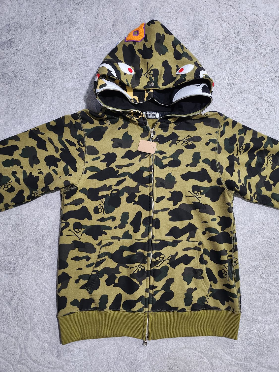 BAPE) x mastermind JAPAN 콜라보 스타일 풀집 후디 L 상품이미지1