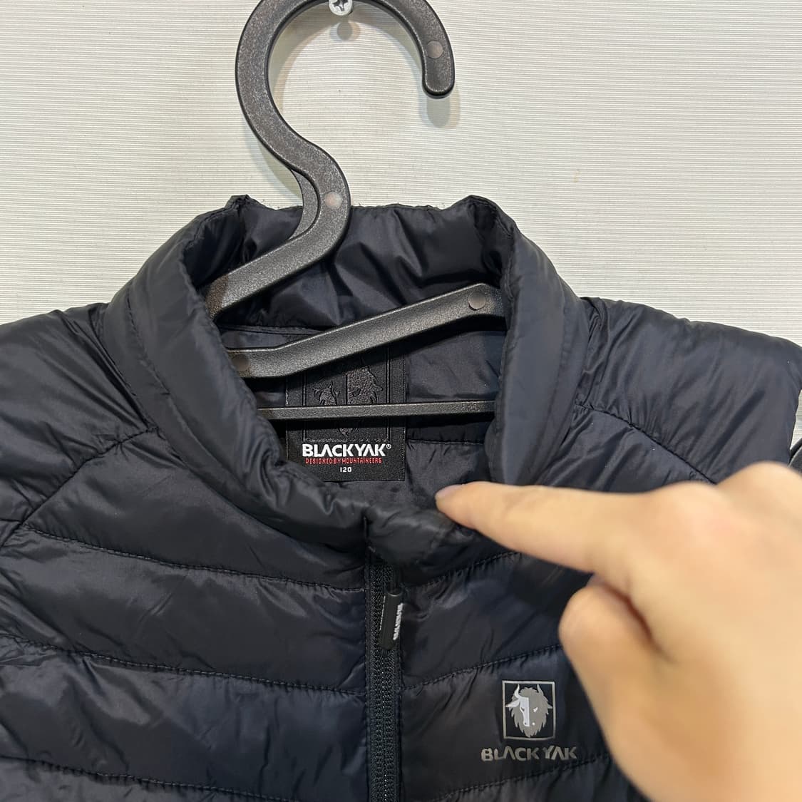 블랙야크 키즈 패딩조끼 120 상품이미지2