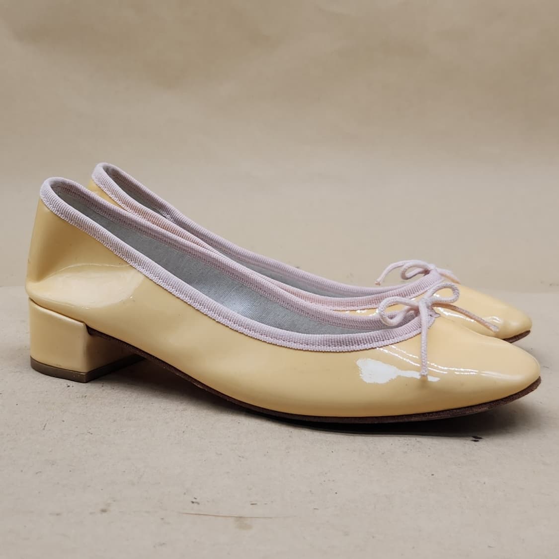 레페토 노랑 여성 구두37.5 230 굽4 상품이미지1