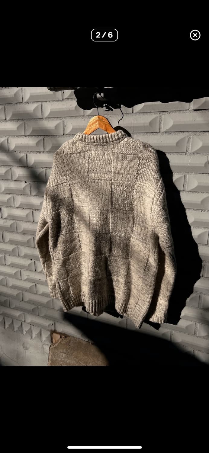 Number (N)ine Wool Plaid Knit Cardigan 상품이미지2