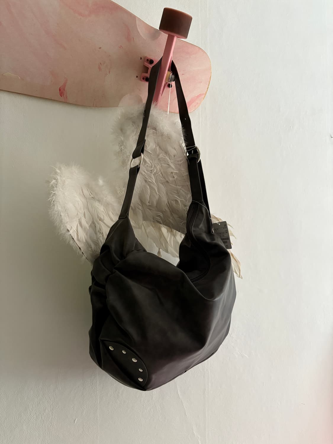 스터드 그레이 가방 상품이미지2