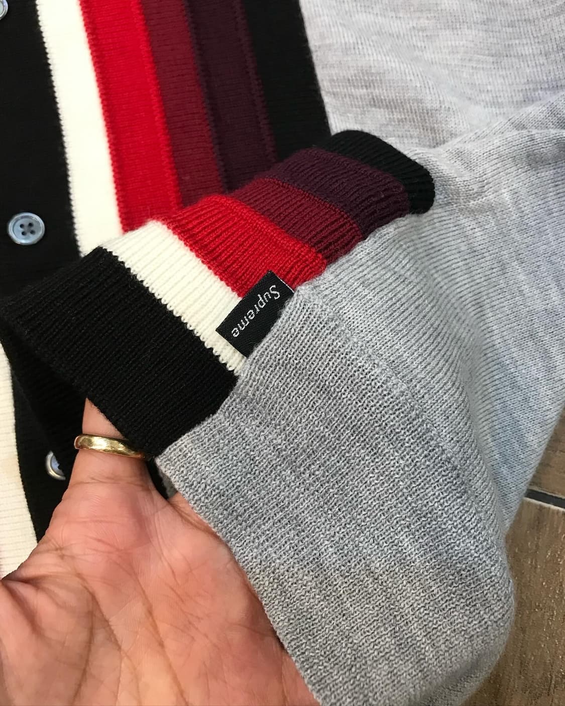 Supreme Corner Stripe Polo Sweater  상품이미지7
