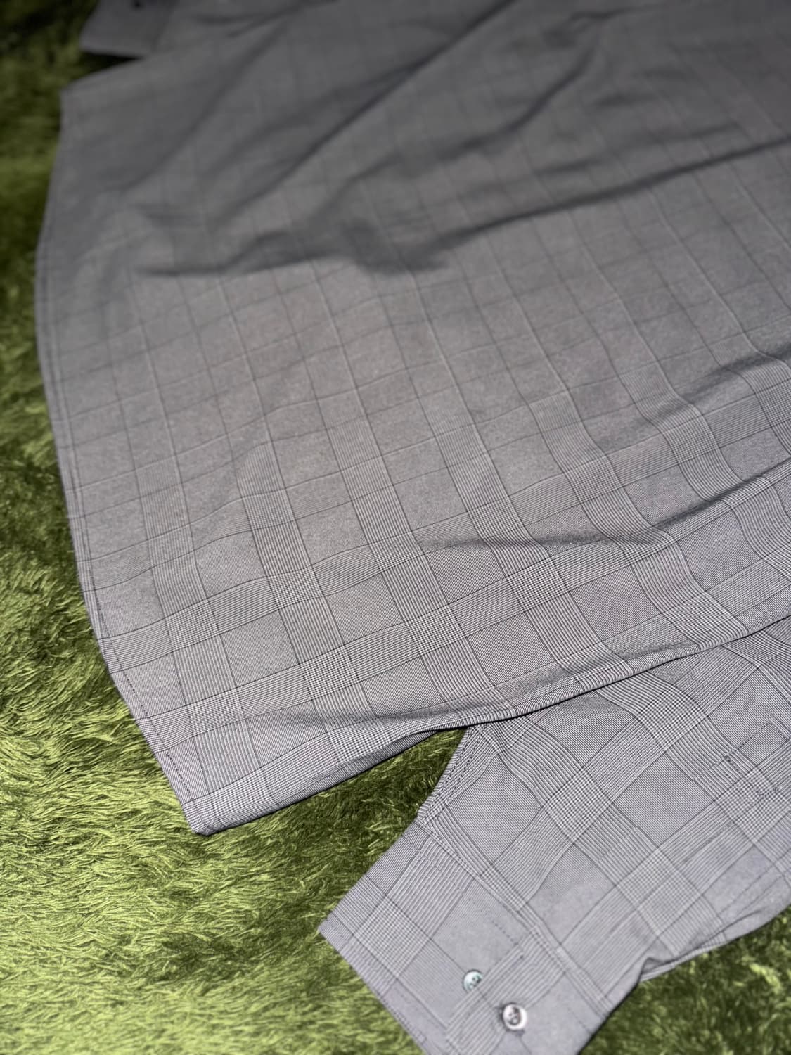 [M,L] 이스트로그 21FW 글렌 체크 유틸리티 폴리 셔츠 상품이미지10