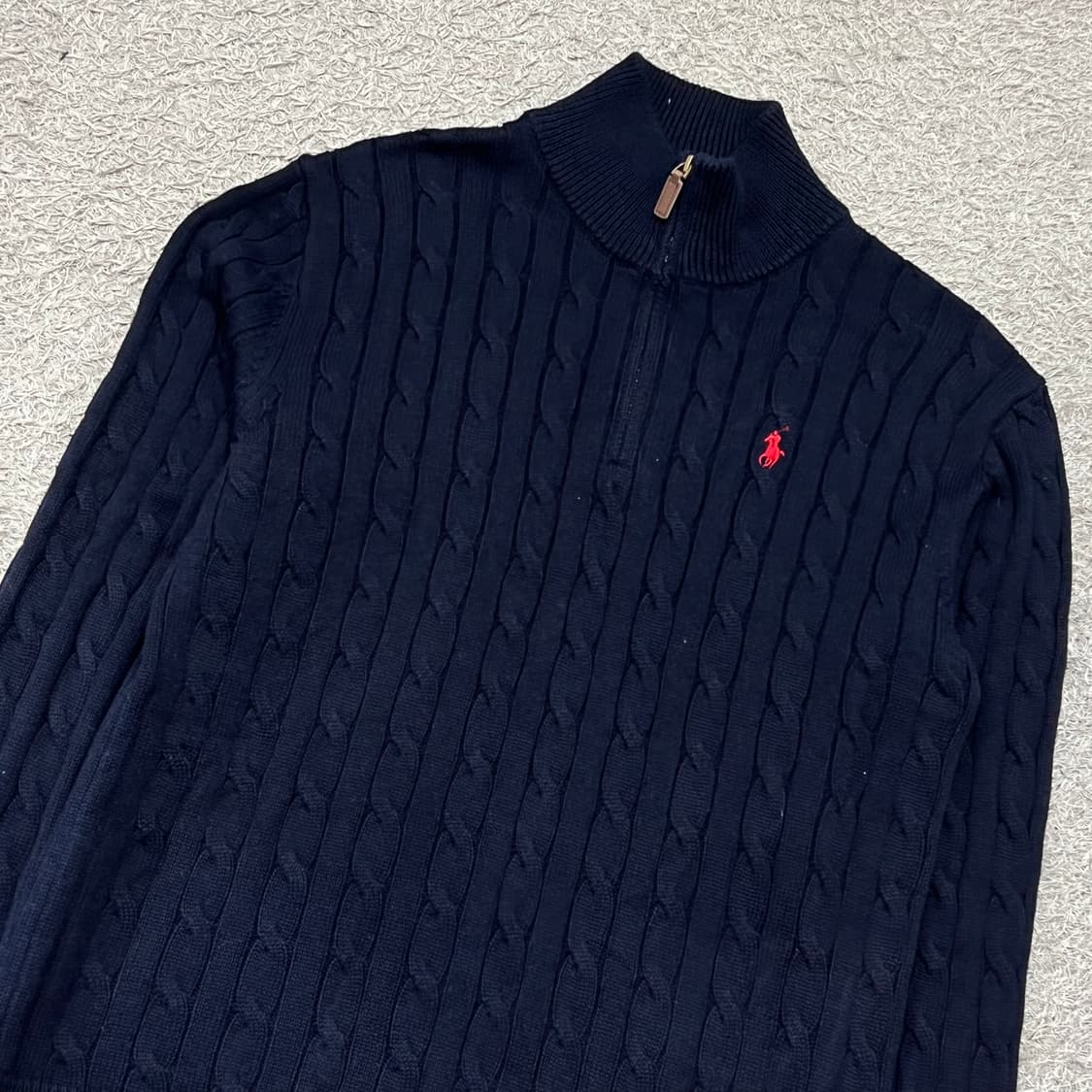 [100] 폴로 랄프로렌 반집업 니트 상품이미지1
