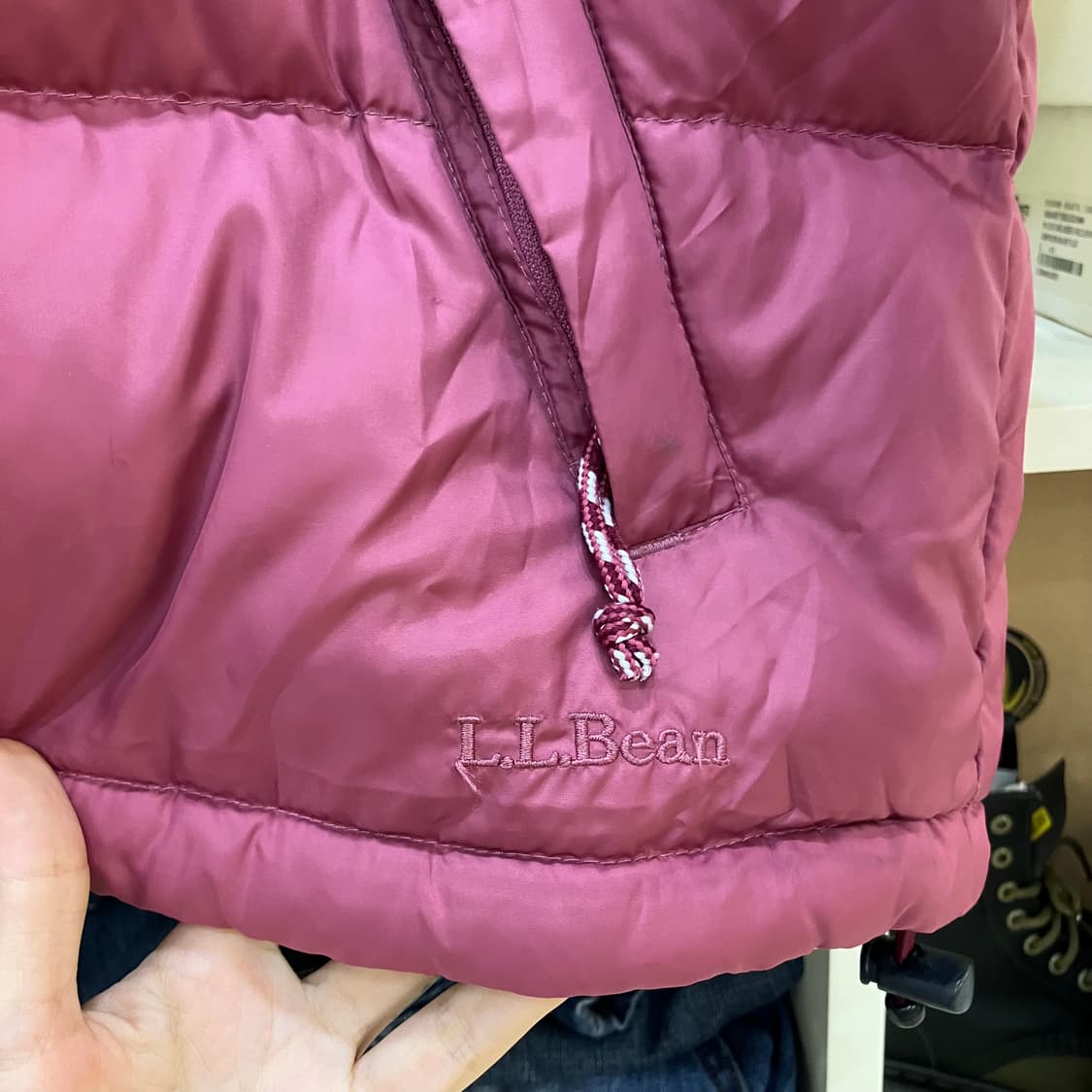 로로빈 체크/베이직 리버시블 패딩 상품이미지6