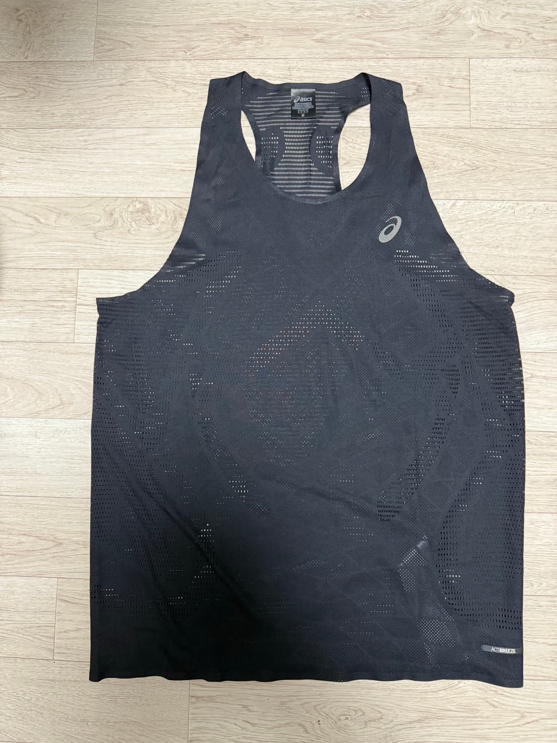 아식스 메타런 싱글렛&후지트레일쇼츠 팝니다. 상품이미지1