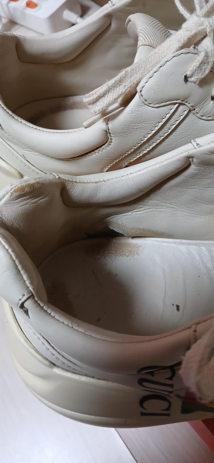 정품 구찌 라이톤 레더 스니커즈(260mm)  상품이미지9