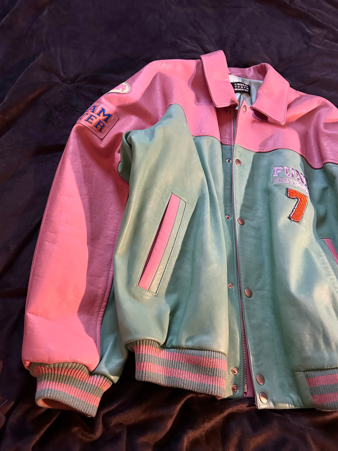 Liberal youth Ministry Varsity jacket 상품이미지3