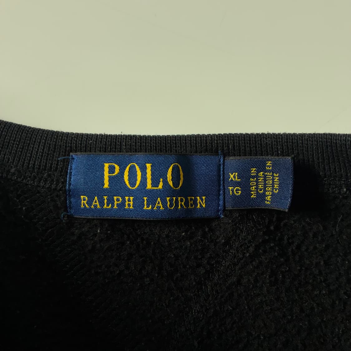 Polo  폴로 랄프로렌 코튼 스펠아웃 블랙 맨투맨  상품이미지5