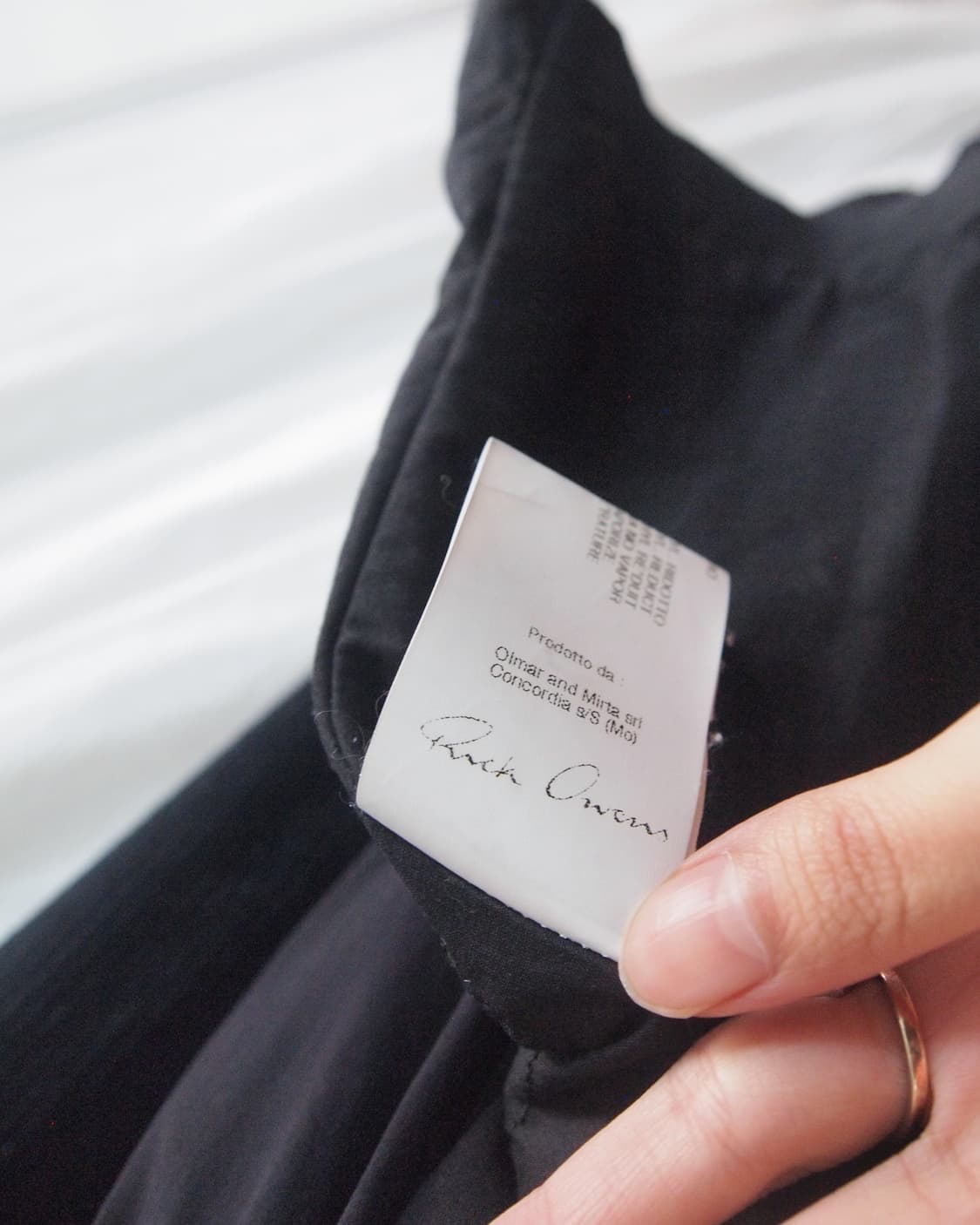 rare* 릭오웬스 11SS 런웨이 드레이프 하이넥 실크 자켓 상품이미지10