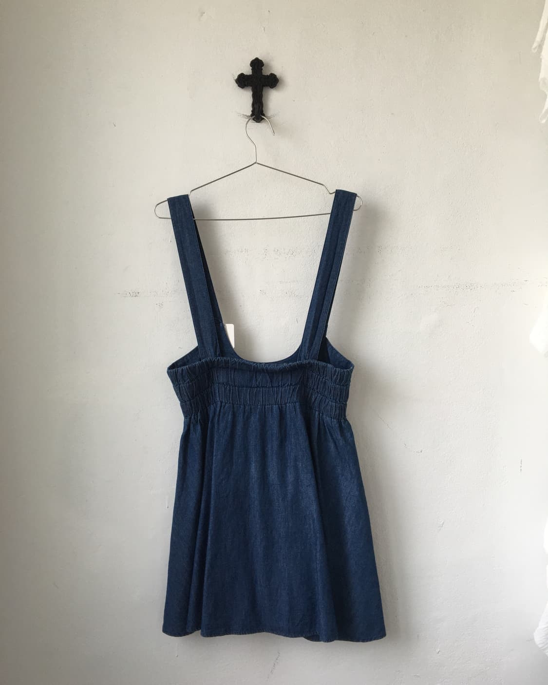 Denim suspender mood onepiece 상품이미지3