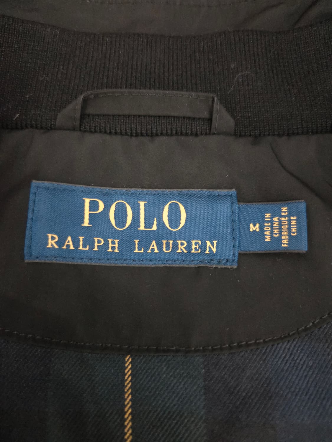 폴로 랄프로렌 블랙 블루종 자켓_M 상품이미지6