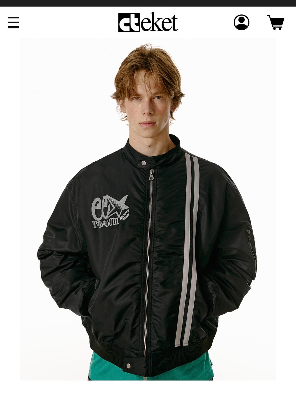 테켓 ee Electric MA-1 자켓 상품이미지1