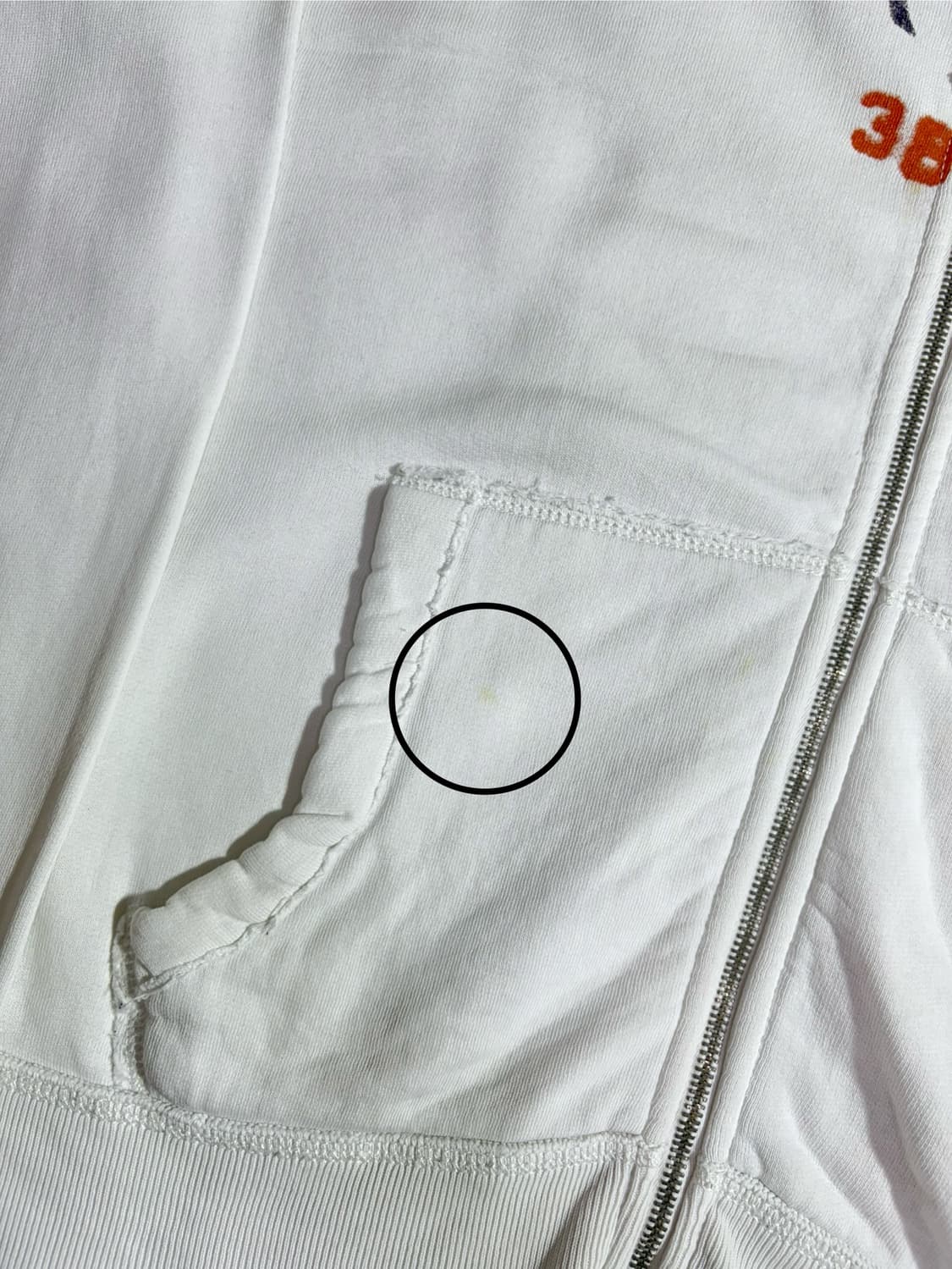 폴로 랄프로렌 화이트 빅로고 후드집업  상품이미지7