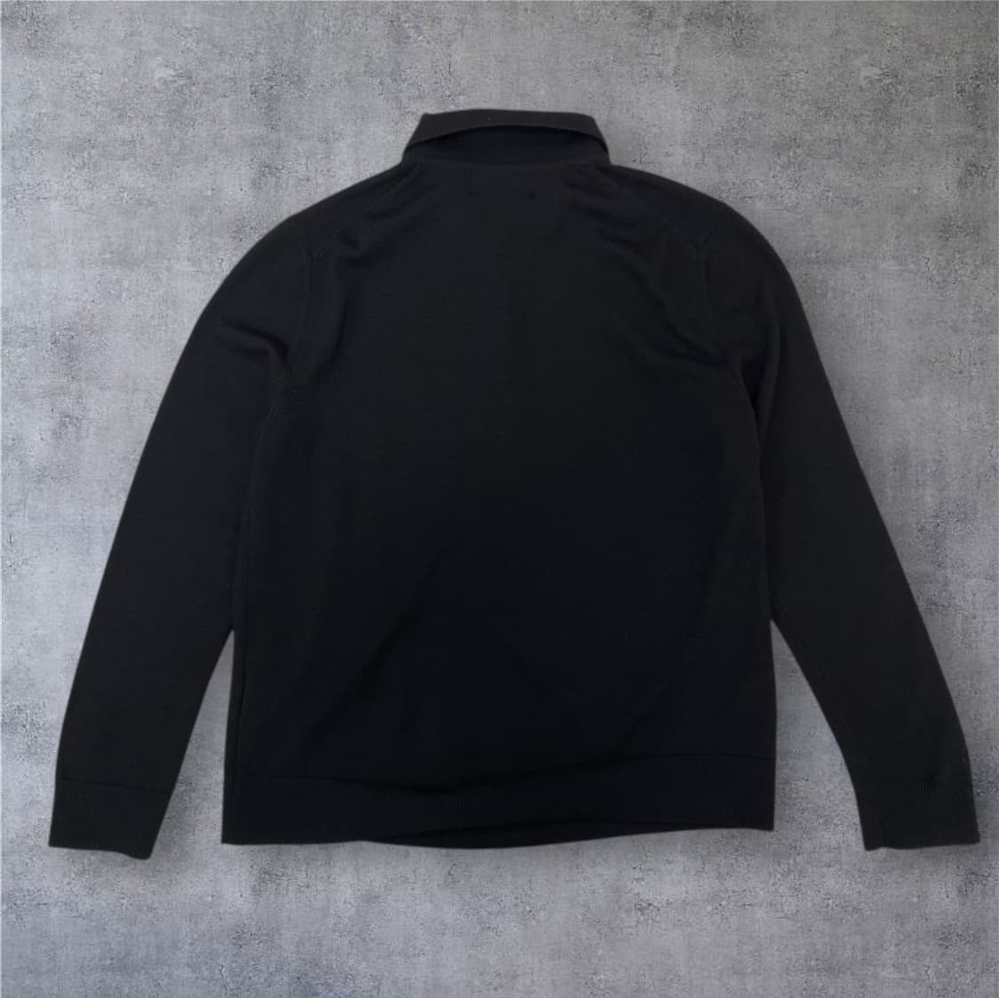 솔리드옴므 Solid homme 블랙 울 카라 니트 48 상품이미지7