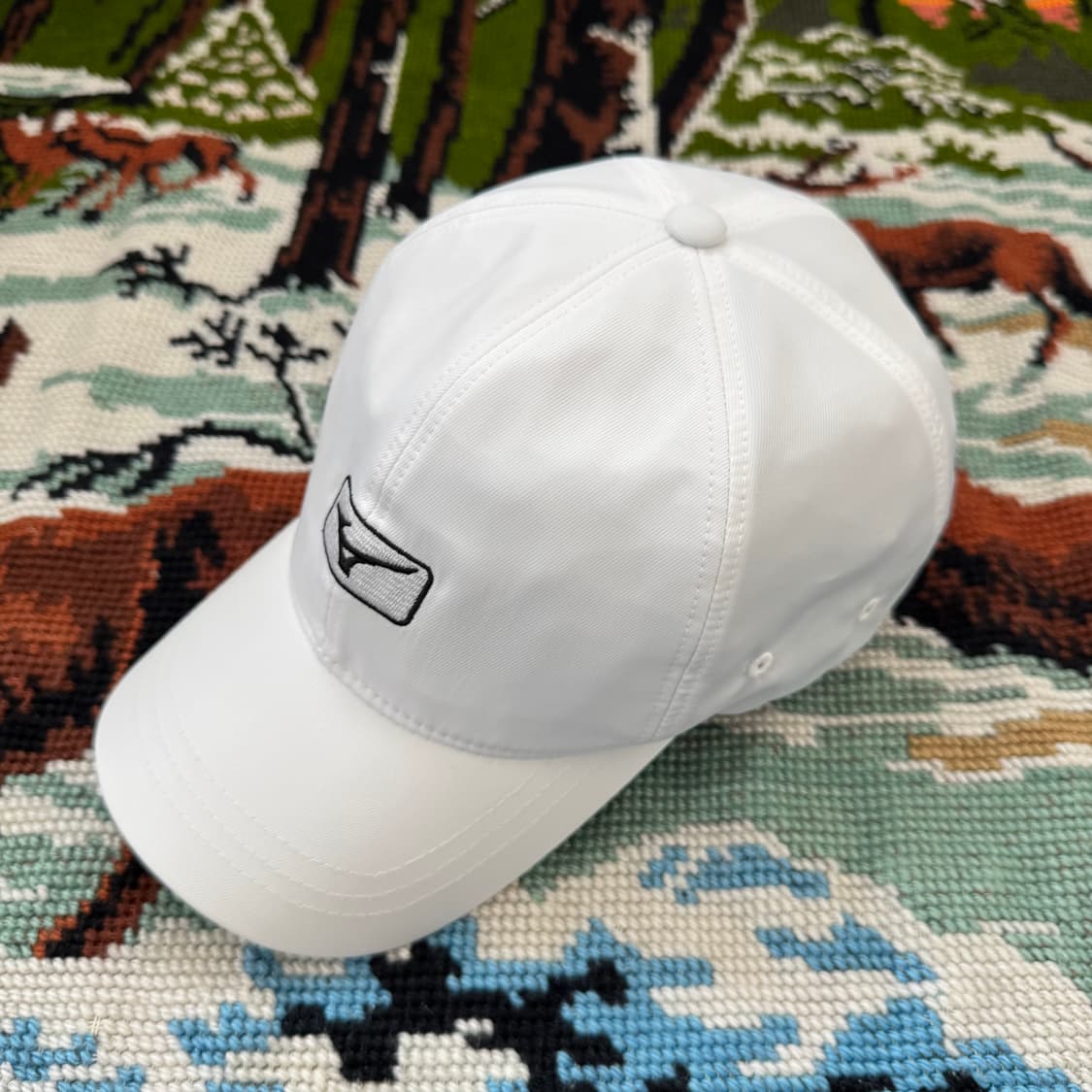 미즈노 화이트 볼캡 상품이미지3