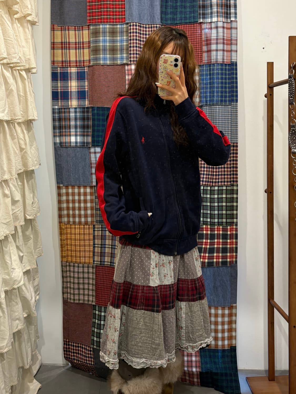 폴로 네이비 레드포인트 면집업 상품이미지4