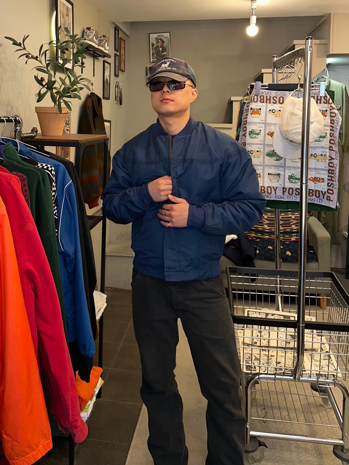 70-80’s JC Penny derby cotton jacket 상품이미지2