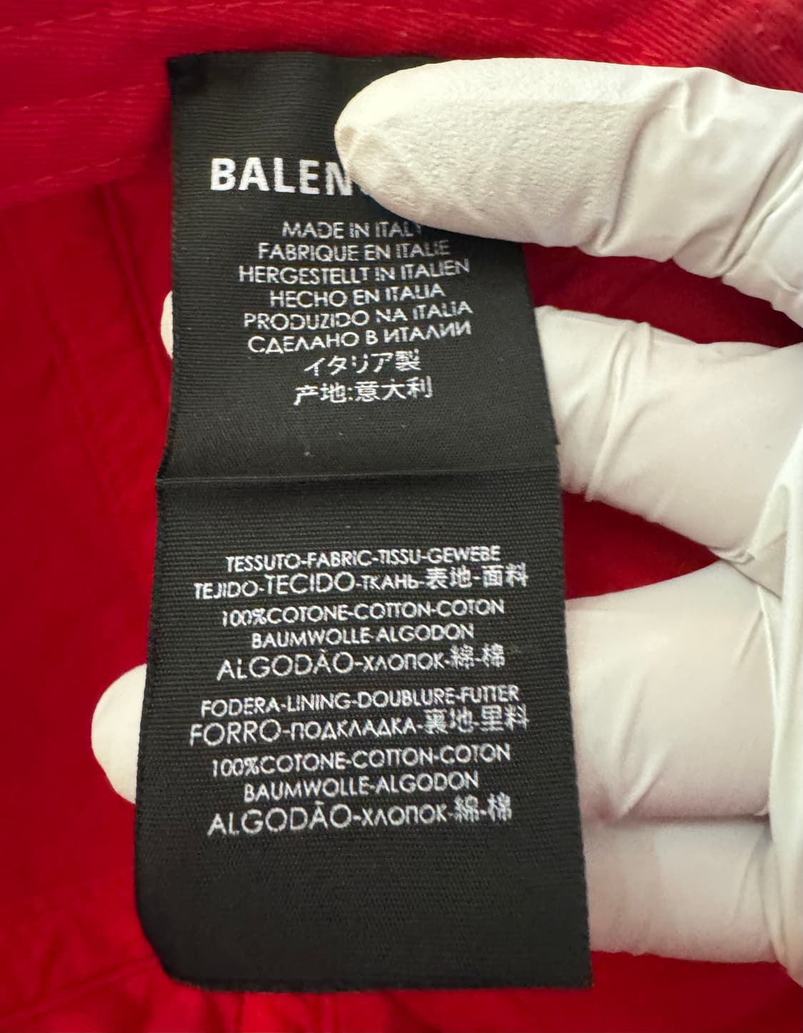 Balenciaga Gothic Logo Baseball Cap 상품이미지5