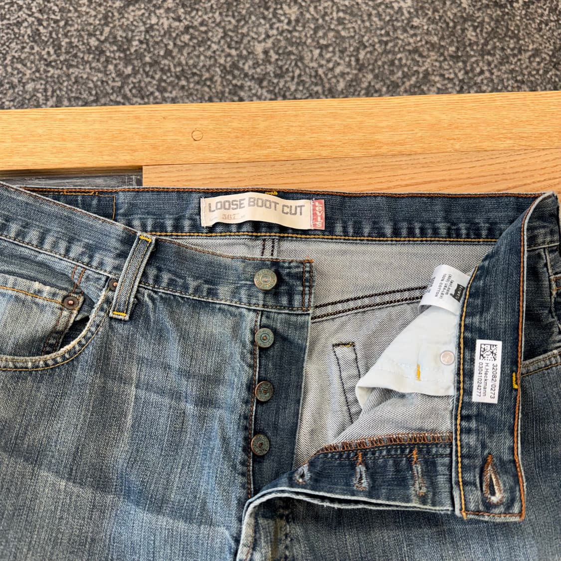 리바이스 567 루즈 부츠컷 데님 (33)   상품이미지6