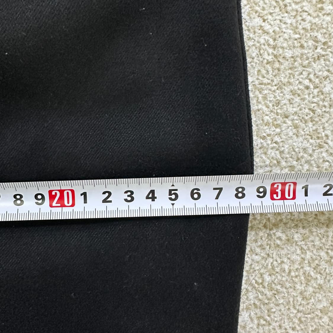 S 하프인치 여성 블랙 바지 0319D 상품이미지6