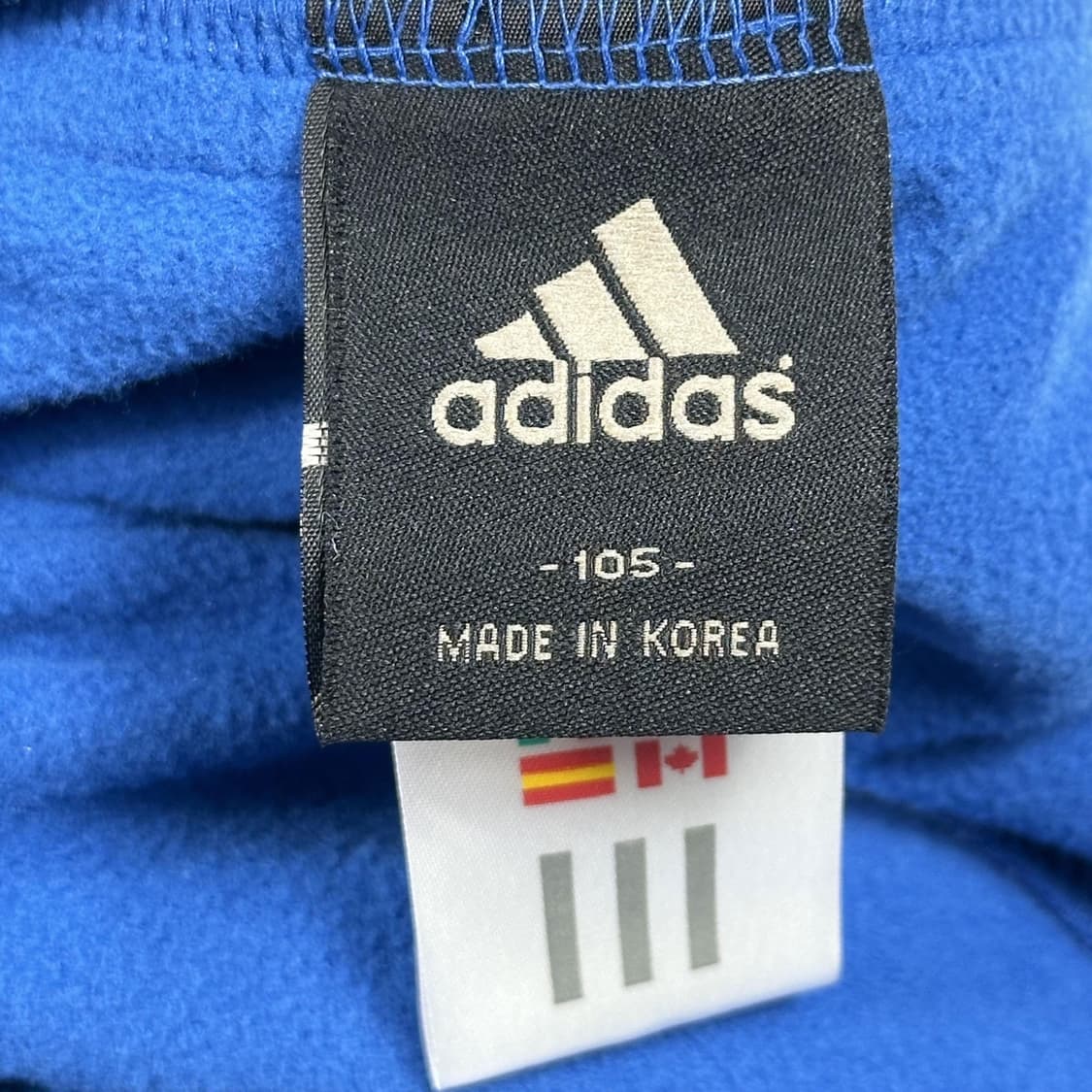 아디다스 트레이닝 블루 트랙 츄리닝 바지 (XL) 상품이미지5