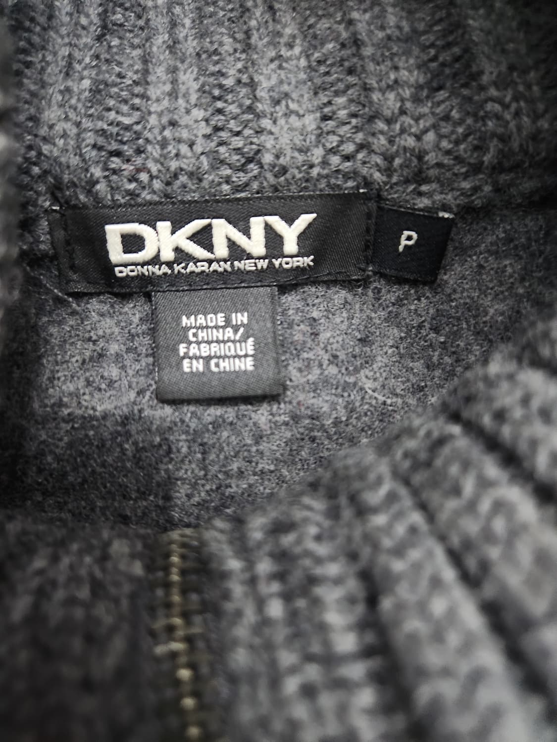 DKNY 울 집업 롱코트 P   (55반까지) 상품이미지3