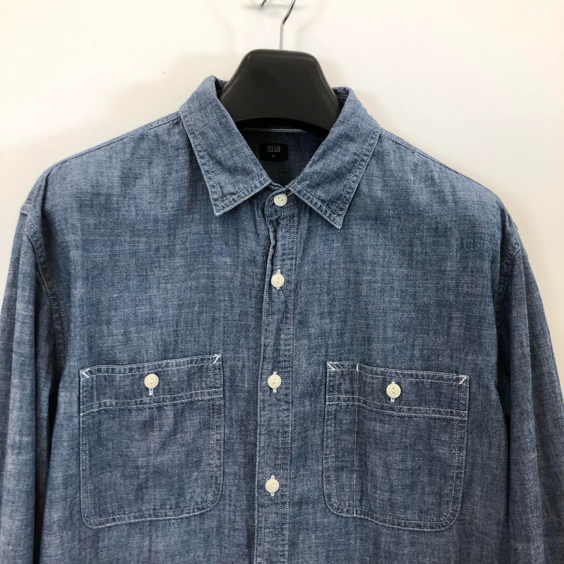 유니클로 샴브레이 셔츠 XL 상품이미지2