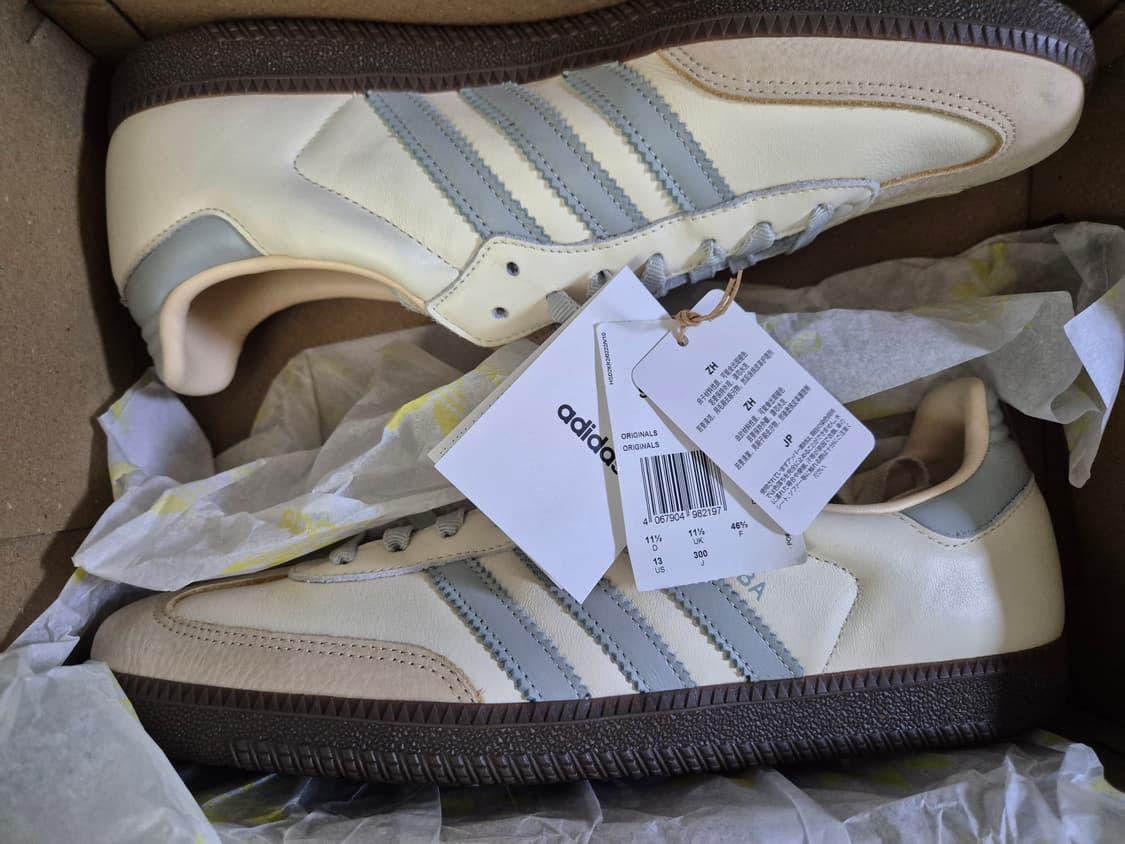 (새상품) 아디다스 삼바 OG 크림 화이트 원더 실버 상품이미지2