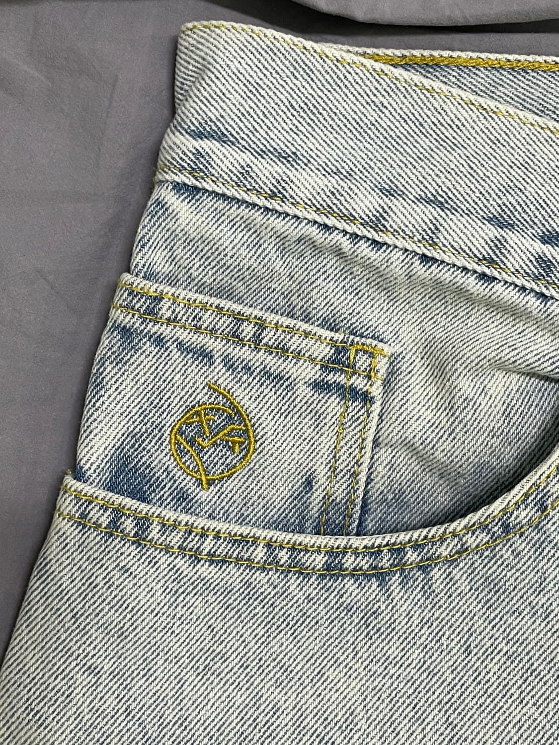 폴라스케이트 빅보이 데님 쇼츠 라이트블루 상품이미지5