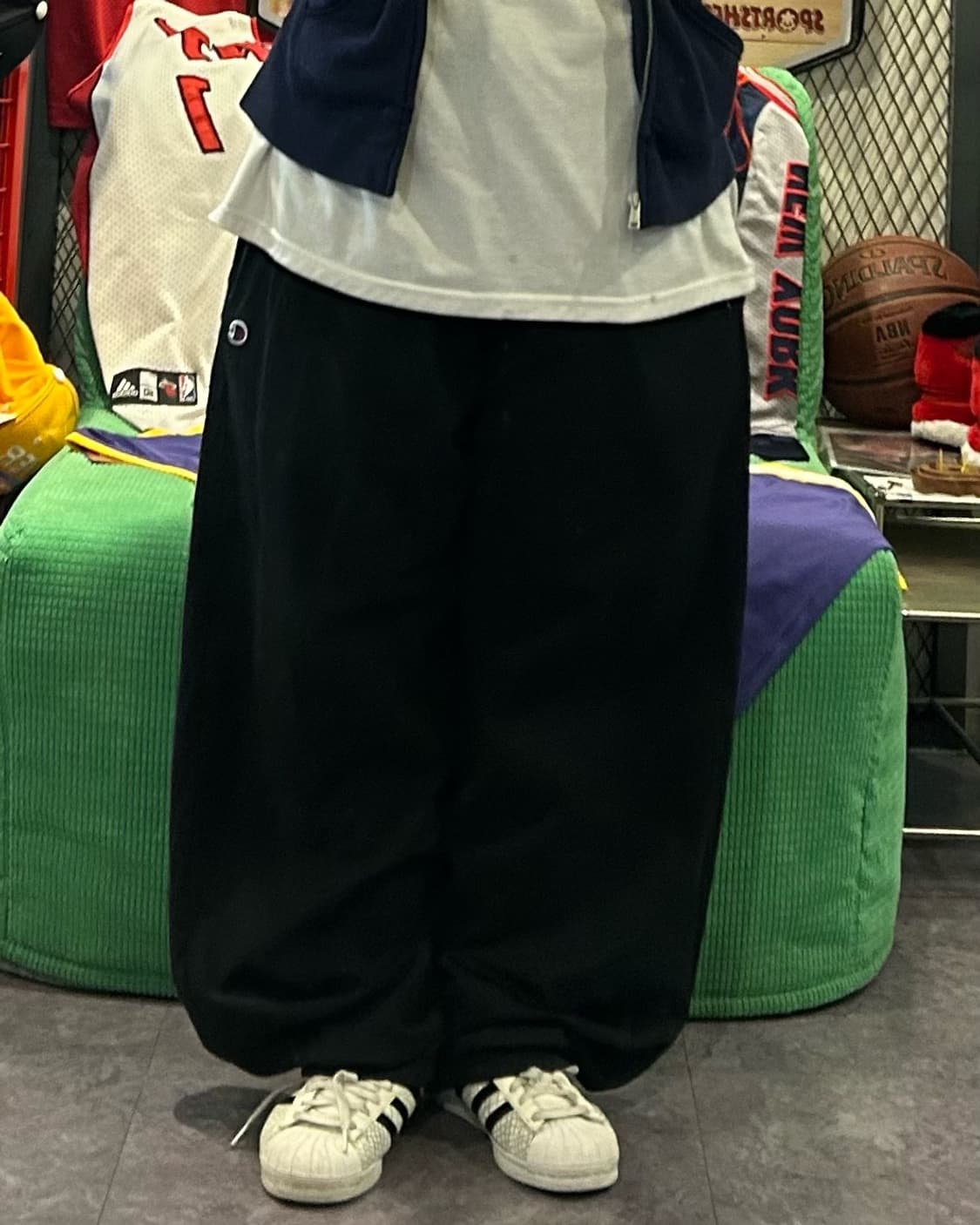 Champion black sweat jogger 상품이미지2
