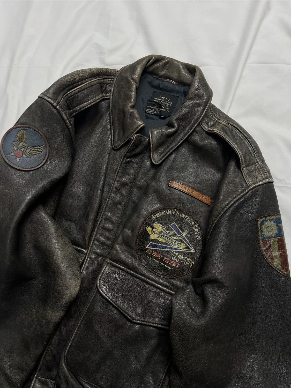 아비렉스 A-2 가죽자켓 상품이미지7