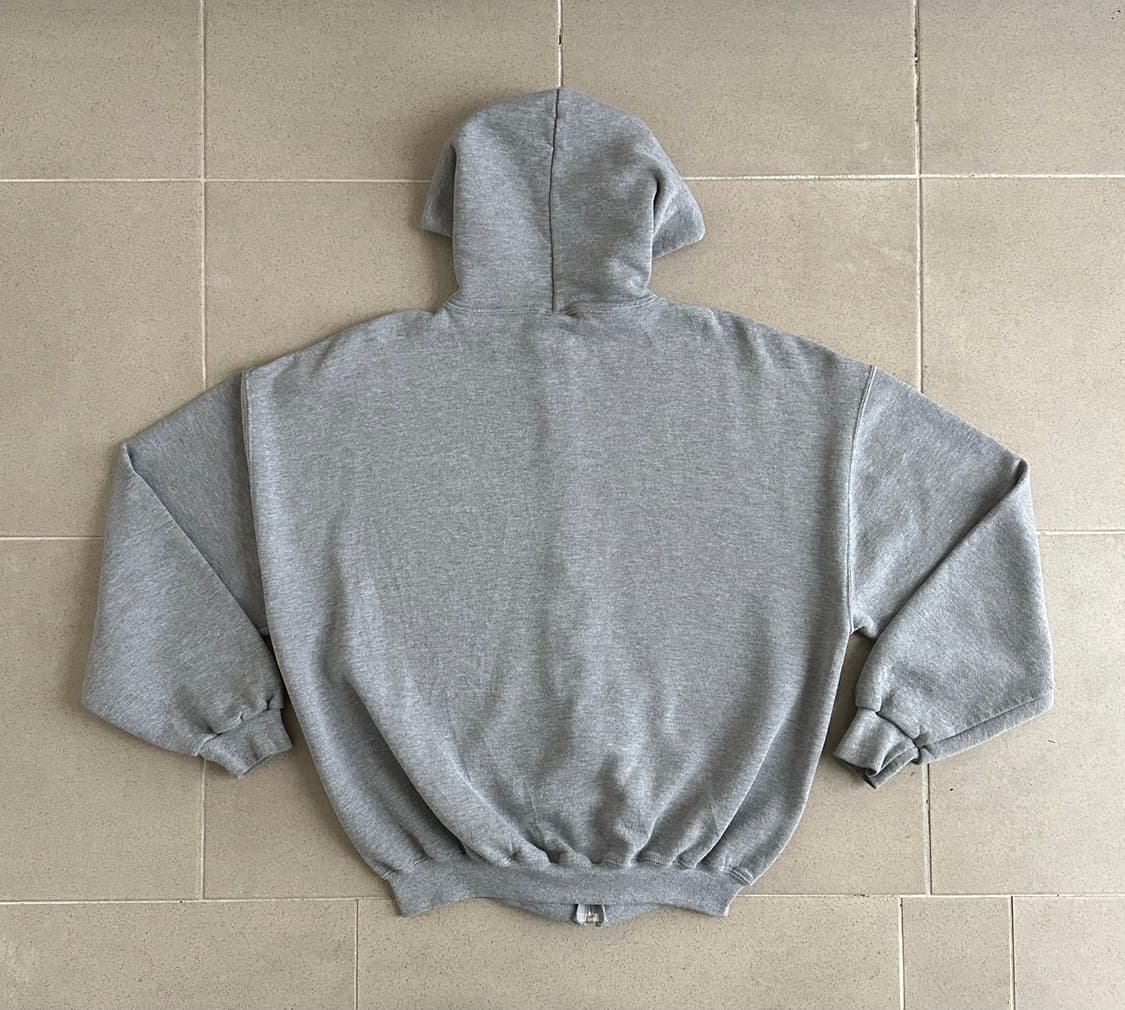 90s 빈티지 러셀 후드집업 그레이 XL 상품이미지2
