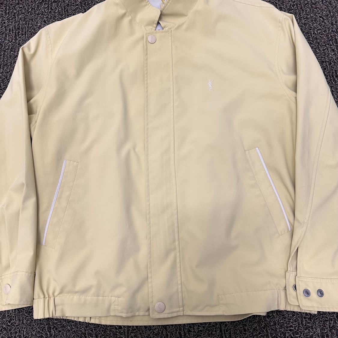 YSL 입생로랑 폴리쉘 블루종 자켓 95사이즈 상품이미지4