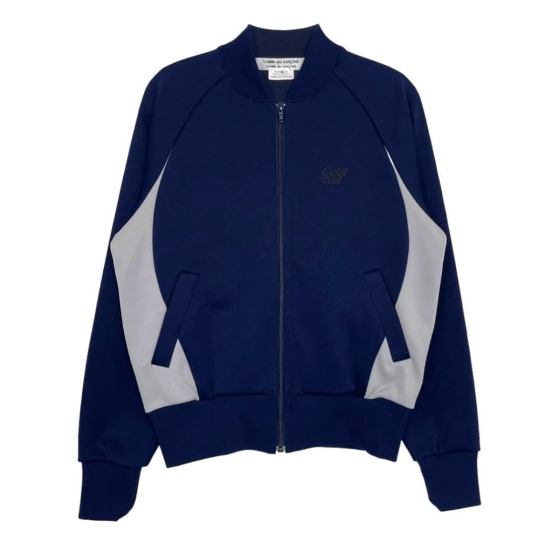 꼼데가르송 cdg 로고 저지 져지 집업 자켓 상품이미지1