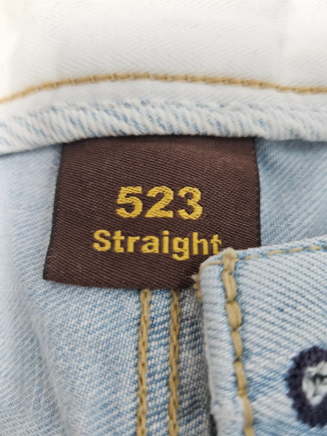 00s 리바이스 523 스트레이트 워싱 데님팬츠 청바지 빈티지 부츠컷32 상품이미지4
