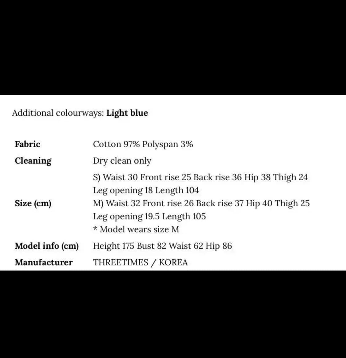 쓰리타임즈 5502 부츠컷 그레이 진 (단종) 상품이미지10