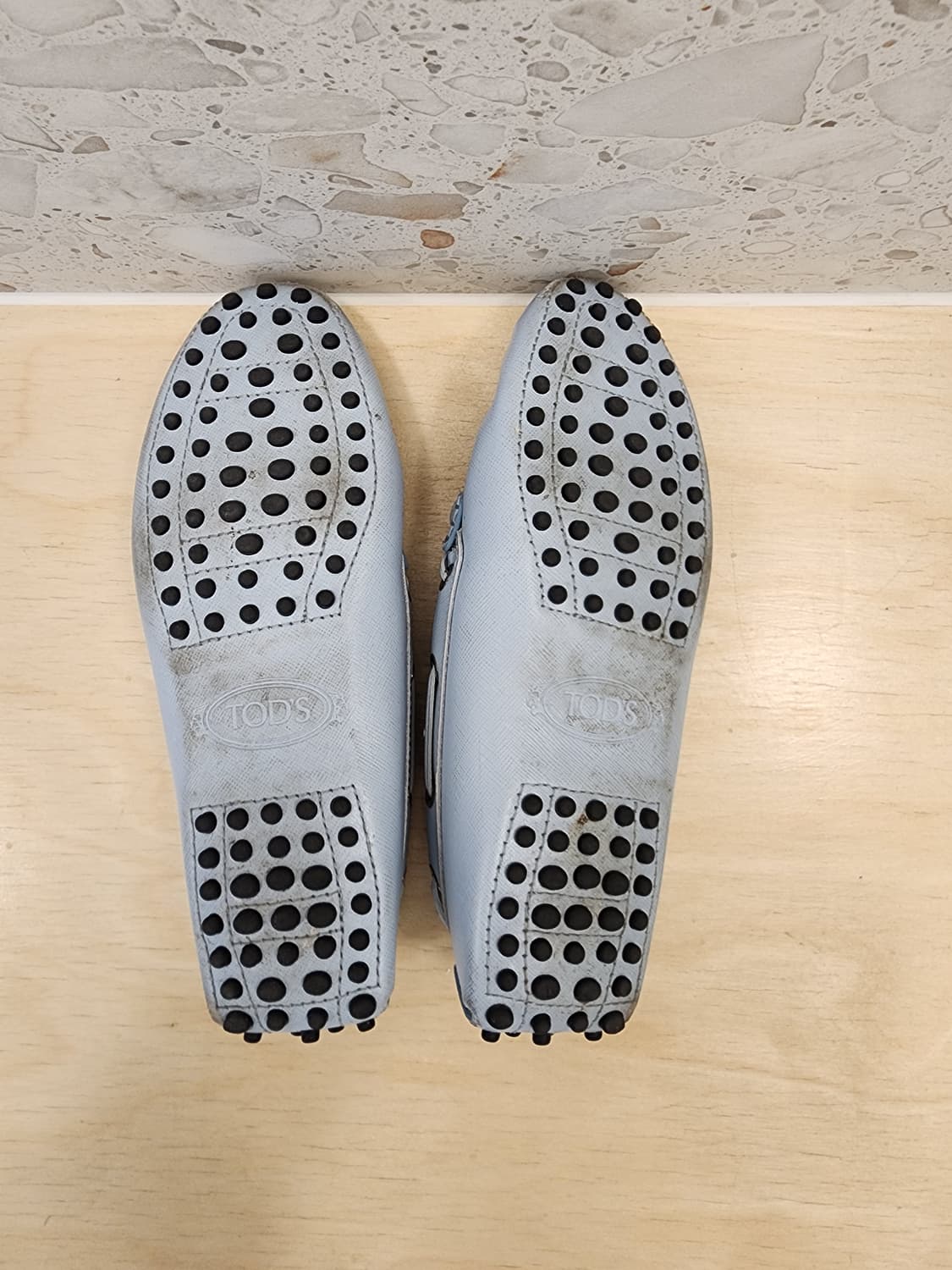 토즈 트라이빙 플랫슈즈 36 블루 상품이미지4