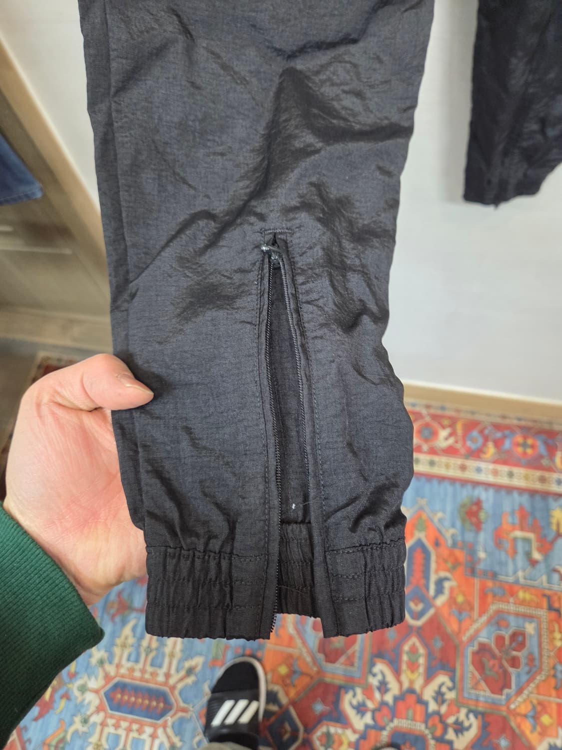 아디다스 테이프로고 우븐 트랙팬츠 L 상품이미지4