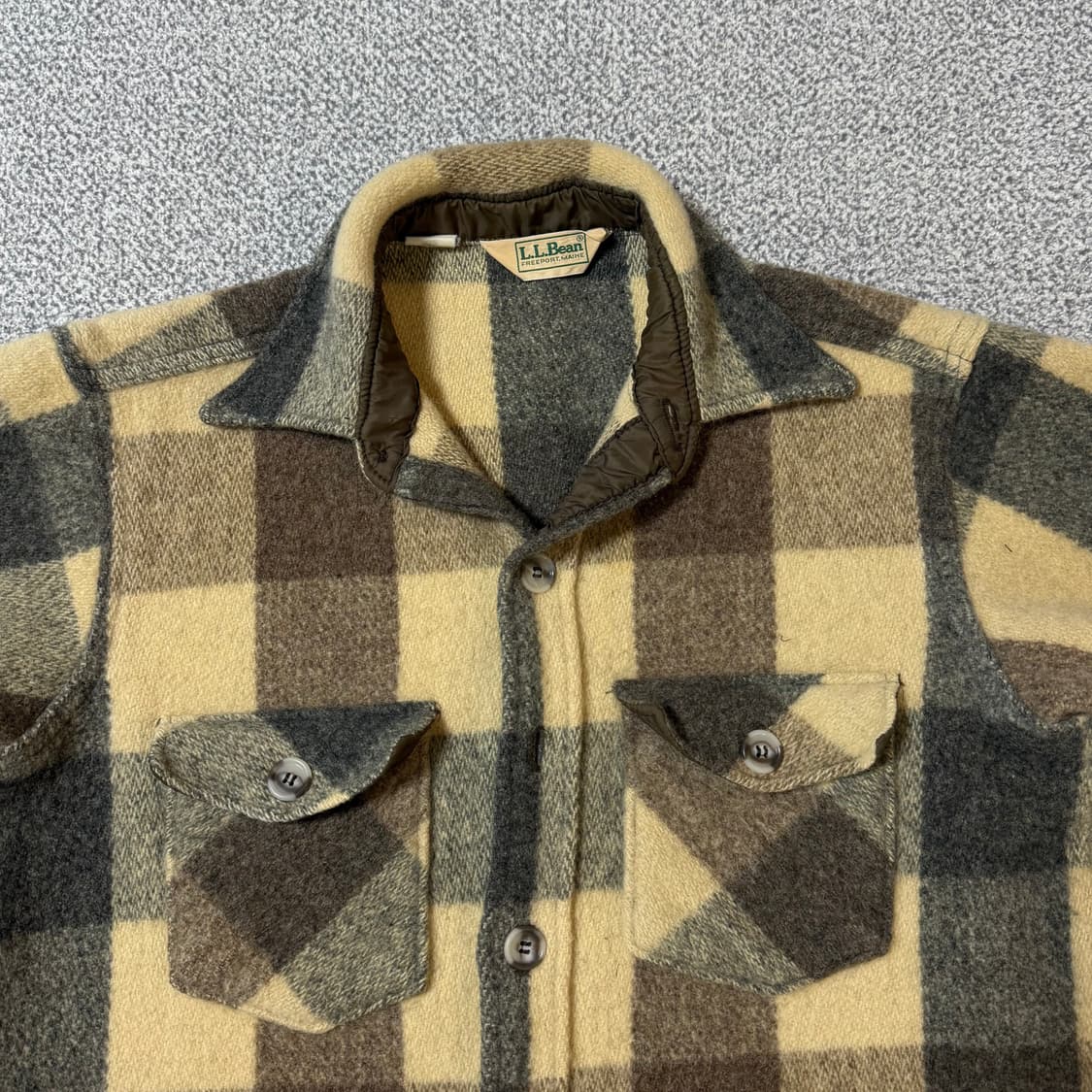 90s L.L. Bean 엘엘빈 울 셔츠 자켓 상품이미지3