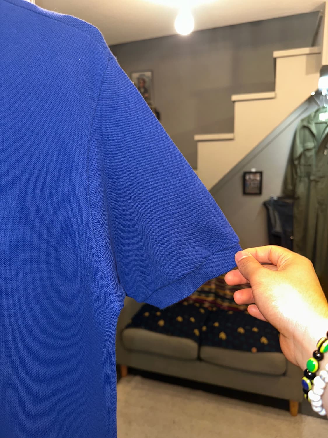 90’s Fred Perry England blue collar T 상품이미지5